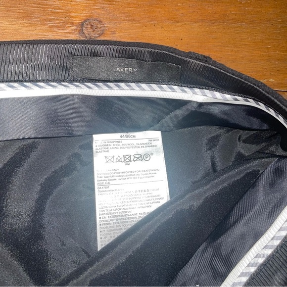 Banana Republic Factory Black  Ankle Pants Sz 6 - Picture 4 of 5